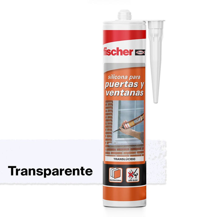 Silicona Neutra para Puertas y Ventanas 300ml - fischer Shop