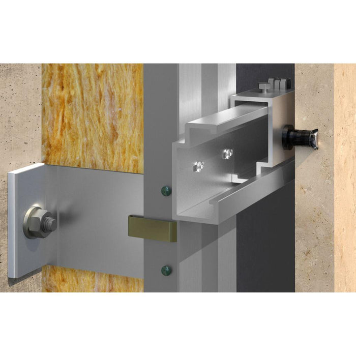 Anclaje de panel Zykon FZP II 13x 26 m8/so/12 Carbon (caja 250)