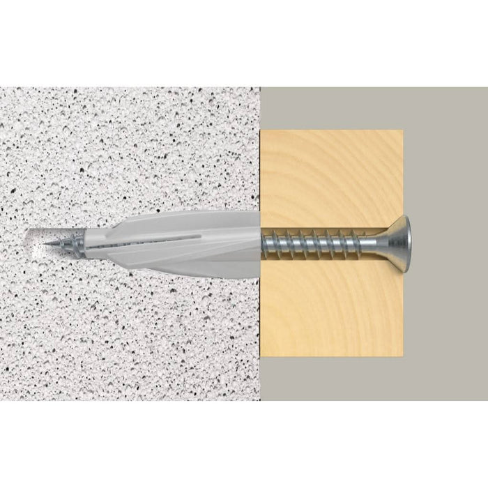 Taco para hormigón celular GB 10 fischer | Caja de 100