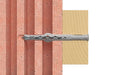 Taco largo SXRL M8 con tornillo cabeza avellanada (Caja 50 Unidades) - fischer Shop 