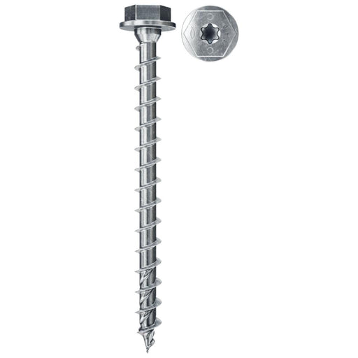 Tornillos PowerFast II Cabeza hexagonal torx rosaca total zincado | Metal a madera - fischer Shop