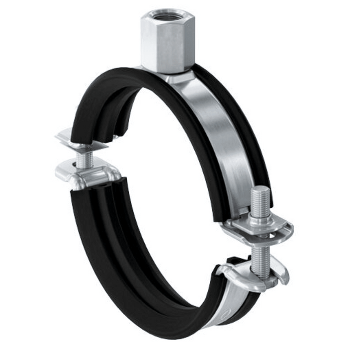 Abrazadera isofónica FRS - L Universal fischer | Fijación rápida y segura para tuberías - fischer Shop