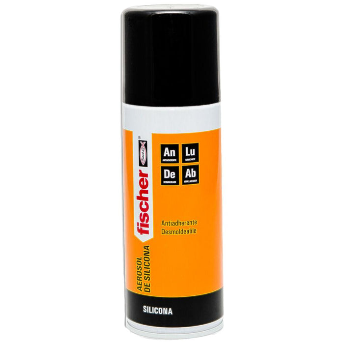 Spray de silicona fischer 400 ml | Lubricante, protector y antiadherente multiusos - fischer Shop