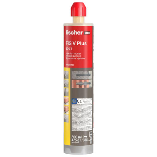 Anclaje químico fischer FIS V Plus 300 T · curado estándar · hormigón fisurado - fischer Shop