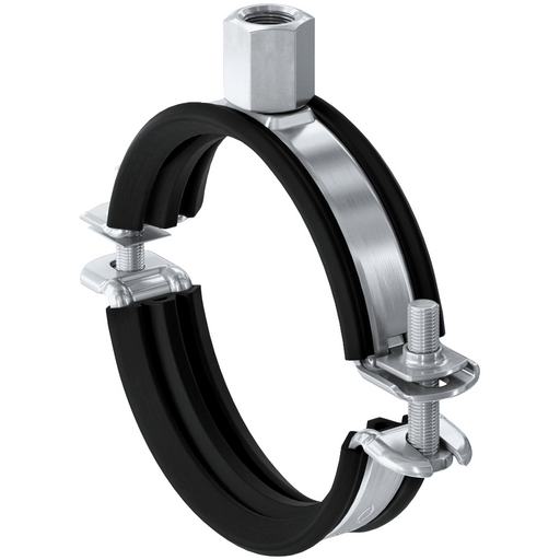 Abrazadera isofónica FRS - L Universal fischer | Fijación rápida y segura para tuberías - fischer Shop