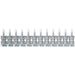 Clavos Disparo Estándar 30mm para clavadora eléctrica de clavos FGC 100, Apto para hormigón BLANDO ( C 30/37),  1.008 uds, Gris - fischer Shop 