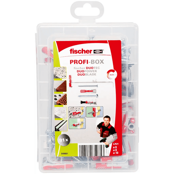 Maletin Profi - Box de surtido de tacos DuoLine con tornillos - fischer Shop