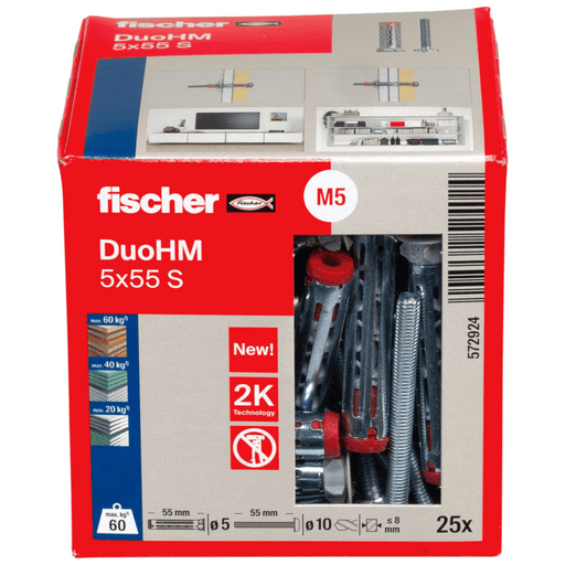 Taco metálico DuoHM para placas de yeso laminado (Pladur®) - fischer Shop