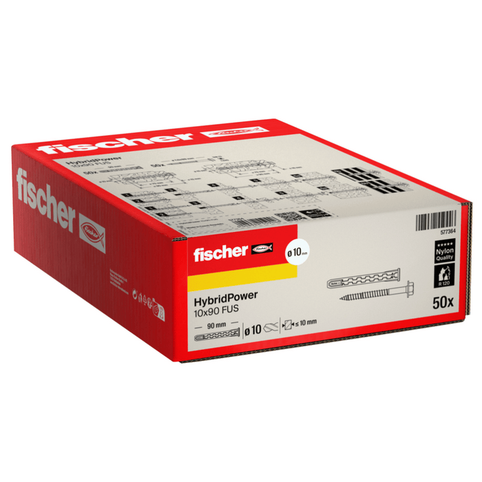 Anclaje híbrido Fischer HybridPower | Alternativa al anclaje metálico con máxima carga - fischer Shop