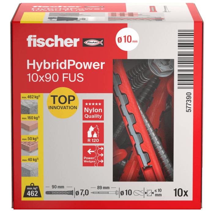 Anclaje híbrido Fischer HybridPower | Alternativa al anclaje metálico con máxima carga - fischer Shop