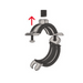Abrazadera isofónica FRS - L Universal fischer | Fijación rápida y segura para tuberías - fischer Shop