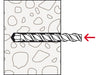 Taco nylon M10 S Fischer | Rosca métrica M10 - fischer Shop