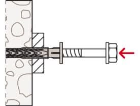 Taco largo SXRL M10 con tornillo FUS (Caja 50 Unidades) - fischer Shop 
