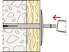 Soporte para Material Aislante con Clavo de Plástico DIPK M8 200 Unidades - fischer Shop 