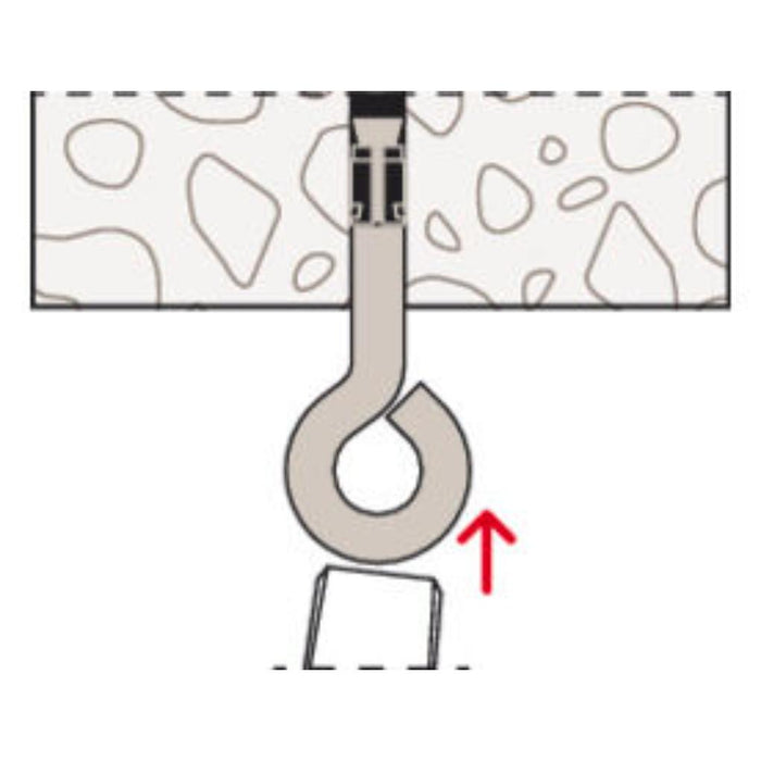 Anclaje para clavar FNA II 6x25 H fischer | Gancho para hormigón (50 uds)