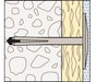 Soporte para Material Aislante con Clavo de Plástico DIPK M8 200 Unidades - fischer Shop 