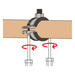 Abrazadera isofónica FRS - L Universal fischer | Fijación rápida y segura para tuberías - fischer Shop