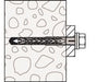 Taco largo SXRL M10 con tornillo FUS (Caja 50 Unidades) - fischer Shop 
