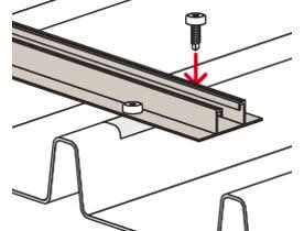 Perfil Solar Metal H25 (antigua Solar flat) - fischer Shop 