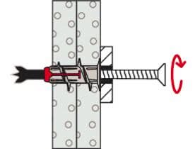 Taco Pladur DuoBlade Con Tornillo - fischer Shop 