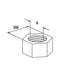 Tuerca Hexagonal Fischer MU M10 – Acero Electrogalvanizado Clase 8 - fischer Shop