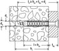 Taco SX Plus 5x25 fischer (sin tornillo)| Expansión Óptima y Sujeción Firme - fischer Shop 