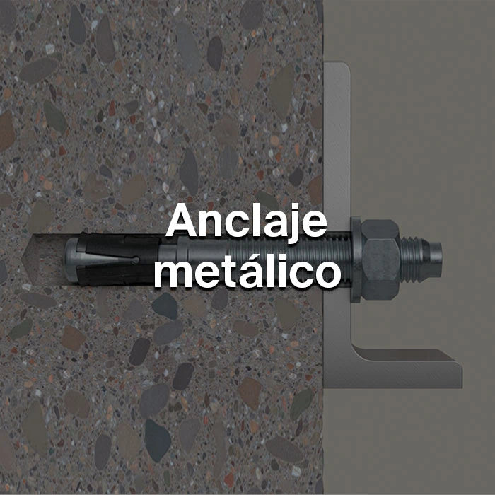 Anclaje metálico