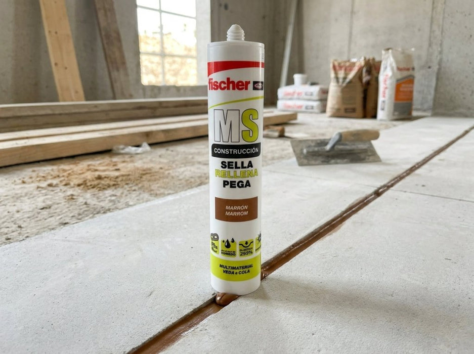 Sellador adhesivo Fischer 280 ml | Pega y sella en obra - fischer Shop
