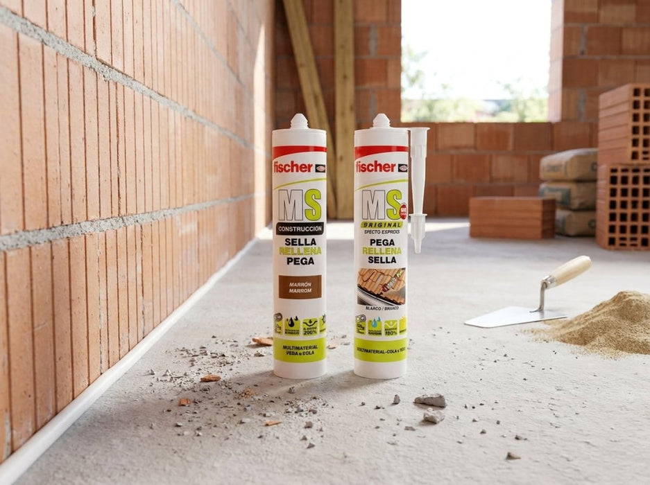 Sellador adhesivo Fischer 280 ml | Pega y sella en obra - fischer Shop