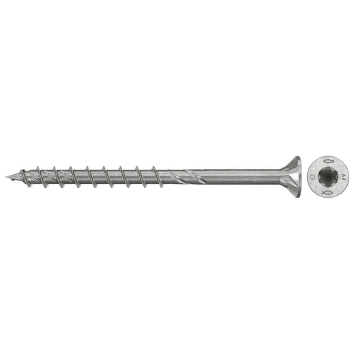 Tornillo madera PowerFast II FPF CTP 6x80 inox A4 Cabeza avellanada (caja 100 uds) - fischer Shop