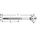 Tornillo madera PowerFast II FPF CTP 6x80 inox A4 Cabeza avellanada (caja 100 uds) - fischer Shop