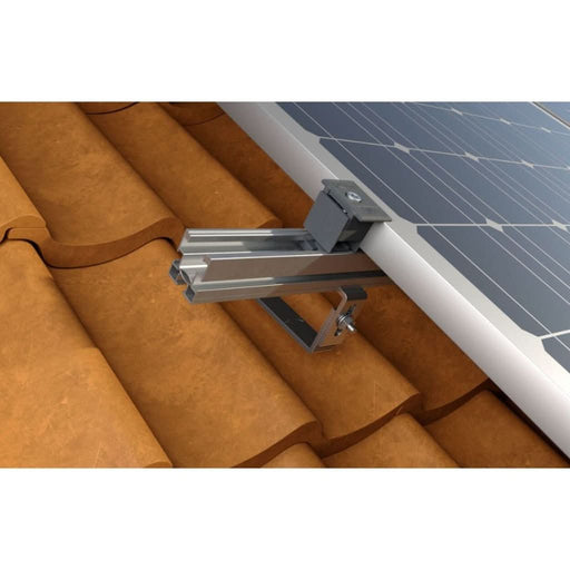 Abrazadera o grapa premontada y universal PM-U fischer para placa solar (Caja 10) Color Negro - fischer Shop