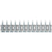 Clavos Disparo Estándar 25mm para clavadora eléctrica de clavos FGC 100, Apto para hormigón BLANDO ( C 30/37),  1.008 uds, Gris - fischer Shop 