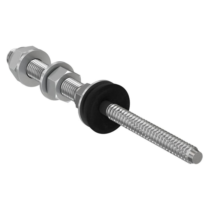 Varilla roscada para metal STSI 10X181mm inoxidable A2 (caja 10 uds) - fischer Shop 