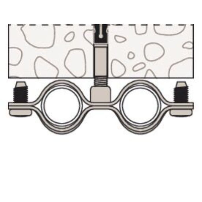 Abrazadera fischer de metal para tubo AM 32 (Caja 25 unidades) - fischer Shop 